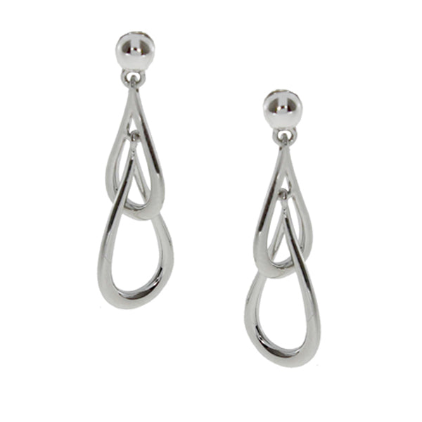 Silver Teardrop Earrings