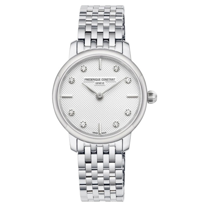 Ladies Slimline Diamond Set Watch