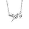 Silver Humming Bird Necklace