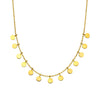 9ct Gold Disc Charm Necklace