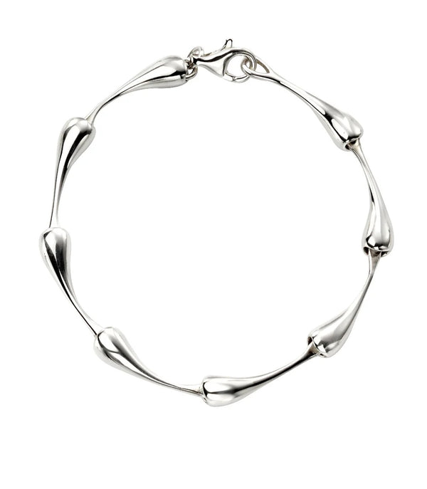 Silver Droplet Bracelet