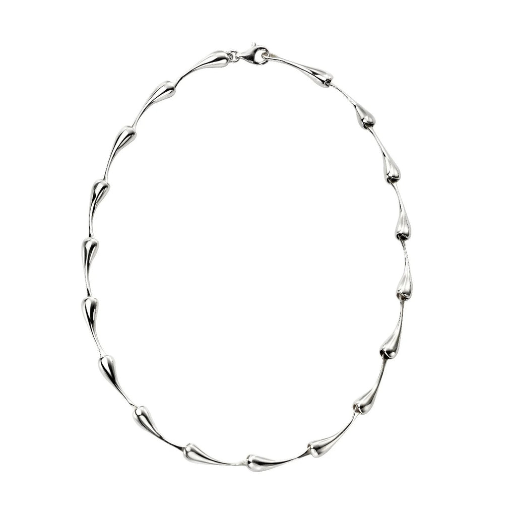 Silver Droplet Necklace