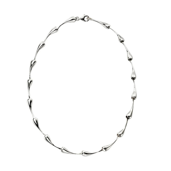 Silver Droplet Necklace