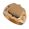Vintage 18ct Gold Shield Signet Ring