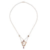 Vintage Opal & Garnet Necklace