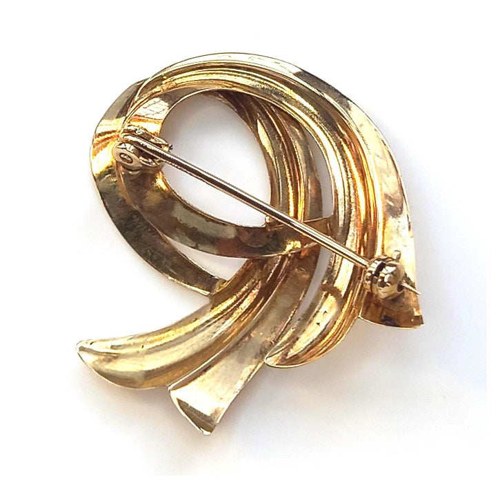 Pre-owned Swirl Brooch