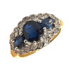 Pre-owned 18ct Gold Sapphire & Diamond Ring