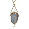 Vintage Wedgewood Cameo & Seed Pearl Necklace