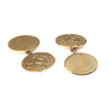 Vintage 9ct Gold Masonic Cufflinks