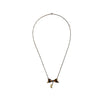 Pre-owned 9ct Gold Pearl Bow Necklace