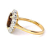 Pre-Owned 18ct Gold Tourmaline & Diamond Cluster Ring