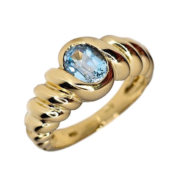 Pre-Owned Aquamarine Ring