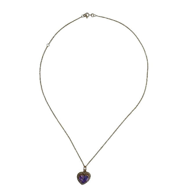 Vintage Amethyst & Seed Pearl Necklace