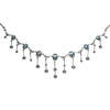 Pre-Owned 9ct Gold Aquamarine & Diamond Collarette