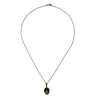 Vintage 9ct Gold Smokey Quartz Necklace