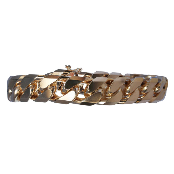 Pre-Owned 9ct Gold Curb Bracelet