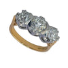 Pre-owned 18ct Gold Diamond Trilogy Ring