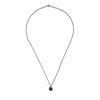 Pre-owned 9ct Gold Amethyst & Diamond Necklace