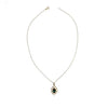 Pre-owned 9ct Gold Green Tourmaline Necklace
