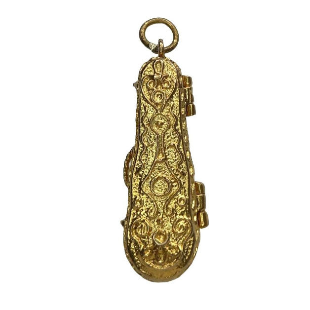 Vintage 9ct Gold Violin In Case Charm