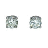 Pre-owned Platinum 0.33ct Diamond Stud Earrings