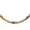 Pre-owned 17 Inch Enamelled Link Necklace