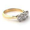 Pre-owned 18ct Gold Diamond Trilogy Ring