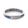 Pre-owned Sapphire & Diamond Full Eternity Ring