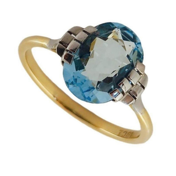 Pre-owned Aquarmarine Ring