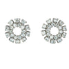Pre-owned 18ct White-Gold Diamond Stud Earrings