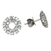 Pre-owned 18ct White-Gold Diamond Stud Earrings