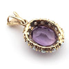Vintage Amethyst & Pearl Pendant