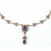 Vintage Amethyst & Seed Pearl Necklace