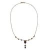 Vintage Amethyst & Seed Pearl Necklace