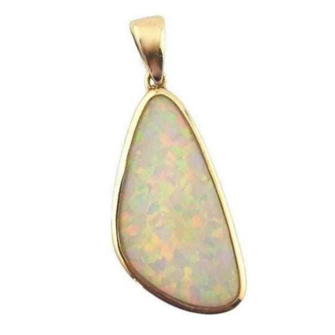 Pre-owned Opal Doublet Pendant