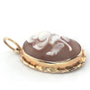 Vintage Cameo Rose Pendant