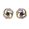 Pre-owned 9ct Gold Sapphire Stud Earrings